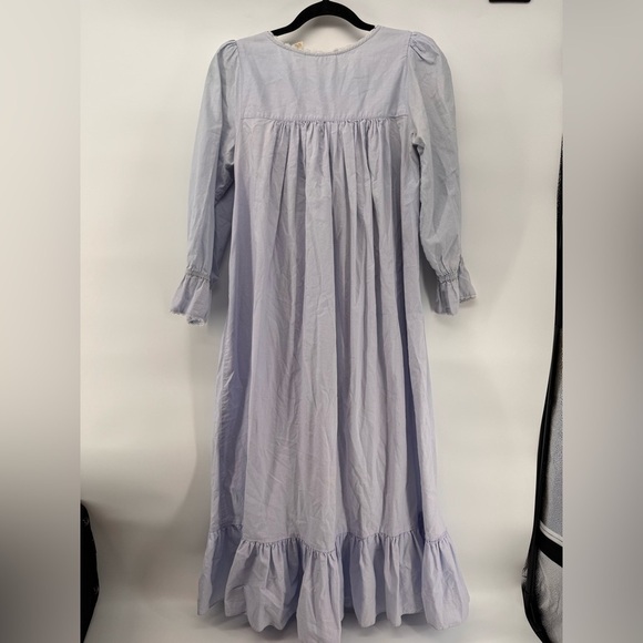 Victoria Secret Vintage Light Blue Prairie Style Nightgown Small - Picture 4 of 4